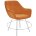 Стул DikLine 252 М поворотный, B17 TERRACOTTA, ножки белые 
