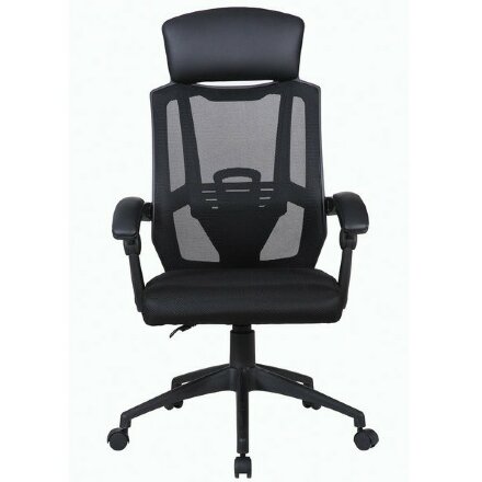 Кресло офисное BRABIX &quot;Nexus ER-401&quot;, с подголовником, черное, 531835 Черный