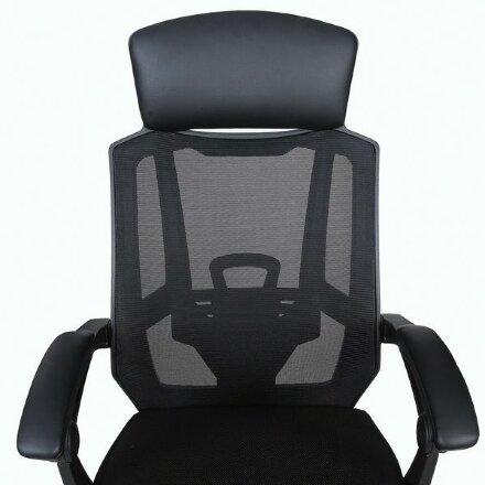 Кресло офисное BRABIX &quot;Nexus ER-401&quot;, с подголовником, черное, 531835 Черный
