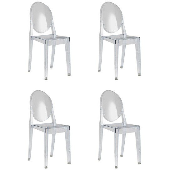 Стул Victoria Ghost NEW прозрачный 4 шт. Стул Victoria Ghost NEW прозрачный 4 шт.