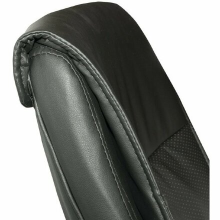 Кресло офисное BRABIX &quot;Space EX-508&quot;, экокожа, хром, черное, 530860 Черный