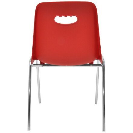 Стул пластиковый на металлокаркасе Venezia-4 Rosso red Ral 527 Красный