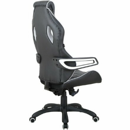 Кресло компьютерное BRABIX &quot;Techno Pro GM-003&quot;, экокожа, черное/серое, вставки серые, 531814 Серый